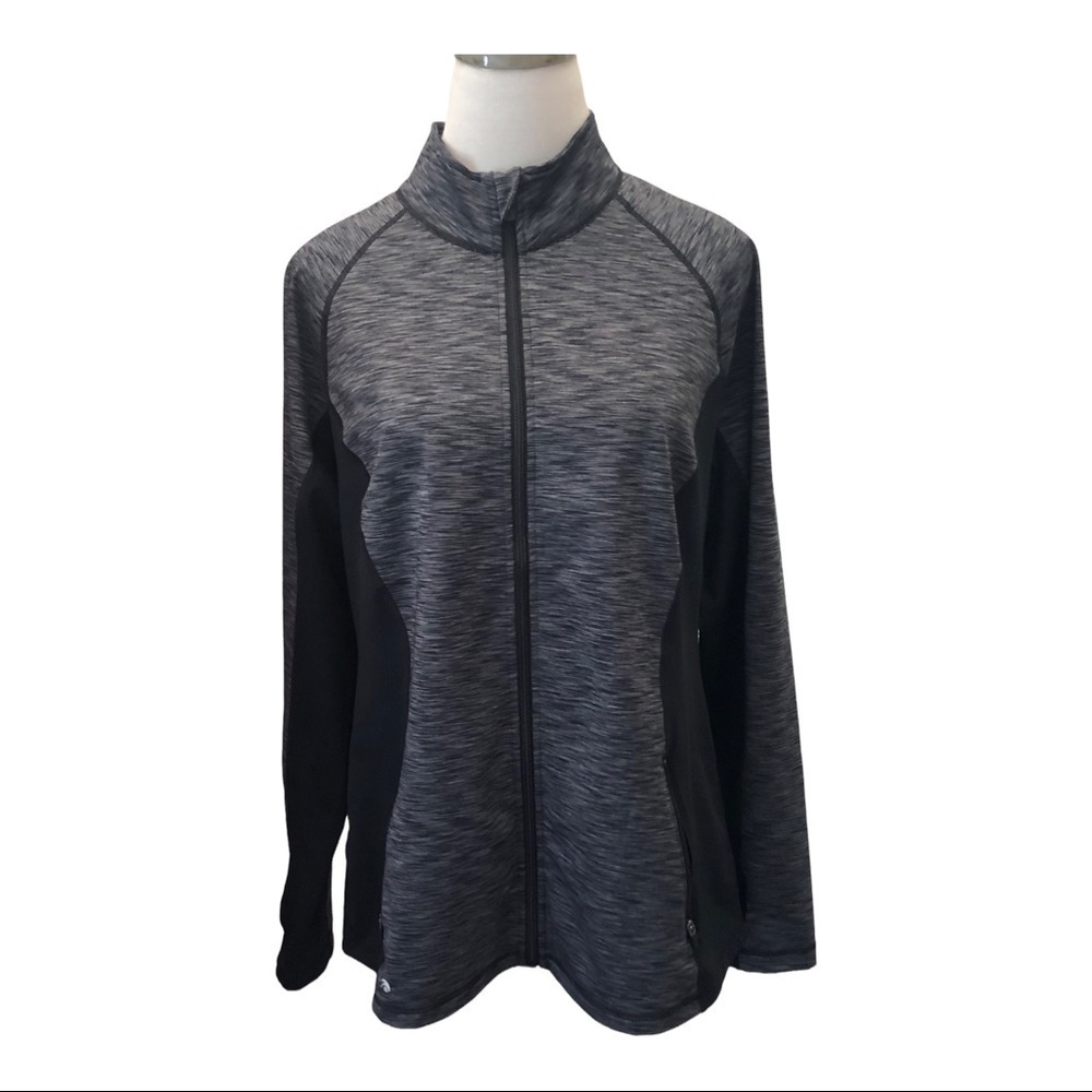 Ideology Performance Zip Jacket, Created for Macy’s/woman’s size XL